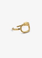 Ring Belle gold plated
